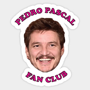 Pedro Pascal Fan Club Sticker